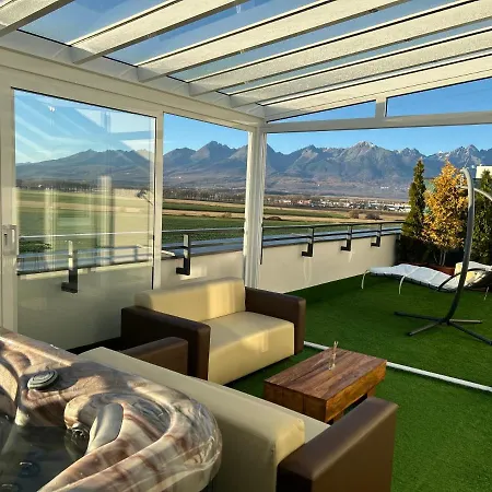 Tatra Billetee S Luxusnym Vyhladom Na Vysoketatry A Sukromnym Wellness Apartment Poprad